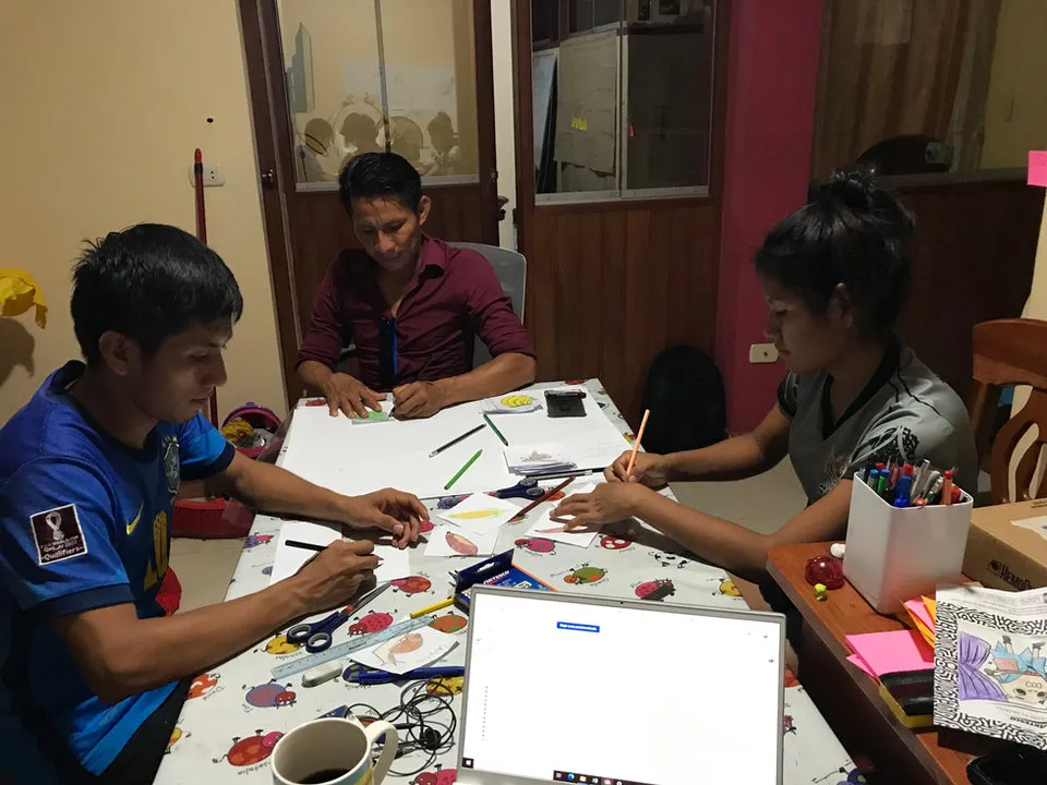 Pintando y digitalizando ideas
